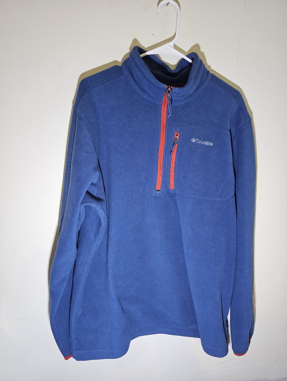 Men’s Columbia 1/4 Zip Fleece Pullover Size XL Extra Large